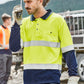 Syzmik Mens Hi Vis Spliced Polo - Long Sleeve Hoop Taped (ZH235)