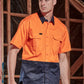 Syzmik Mens Hi Vis Short Sleeve Shirt (ZW115)
