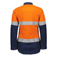 Syzmik Womens Orange Flame Lightweight Ripstop Taped Shirt (ZW170)