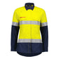 Syzmik Womens Orange Flame Lightweight Ripstop Taped Shirt (ZW170)