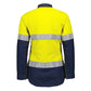 Syzmik Womens Orange Flame Lightweight Ripstop Taped Shirt (ZW170)