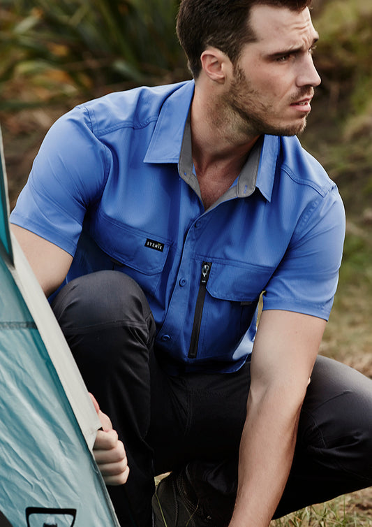 Syzmik Mens Outdoor S/S Shirt (ZW465)