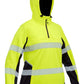 Bisley Women's Flx & Move™ Hi Vis Taped Liquid Repellent Fleece Hoodie (BKL6571T)