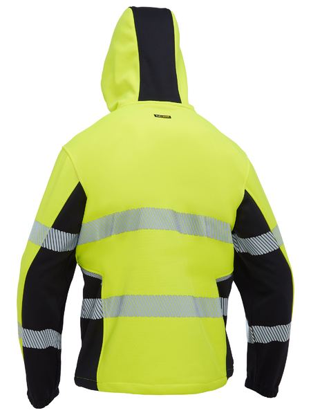 Bisley Flx & Move  Hi Vis Taped Liquid Repellent Fleece Hoodie (BK6571T)