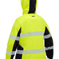 Bisley Women's Flx & Move™ Hi Vis Taped Liquid Repellent Fleece Hoodie (BKL6571T)