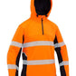 Bisley Flx & Move  Hi Vis Taped Liquid Repellent Fleece Hoodie (BK6571T)