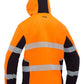 Bisley Flx & Move  Hi Vis Taped Liquid Repellent Fleece Hoodie (BK6571T)