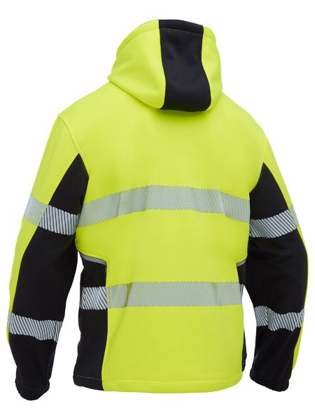 Bisley Flx & Move  Hi Vis Taped Liquid Repellent Fleece Hoodie (BK6571T)