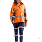 Bisley Women's Flx & Move™ Hi Vis Taped Liquid Repellent Fleece Hoodie (BKL6571T)