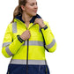 Bisley Women's Flx & Move™ Hi Vis Taped Liquid Repellent Fleece Hoodie (BKL6571T)