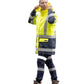 Bisley Women's Taped Hi Vis 5 In 1 Rain Jacket (BKL6975)