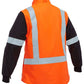 Bisley Women's Taped Hi Vis 5 In 1 Rain Jacket (BKL6975)