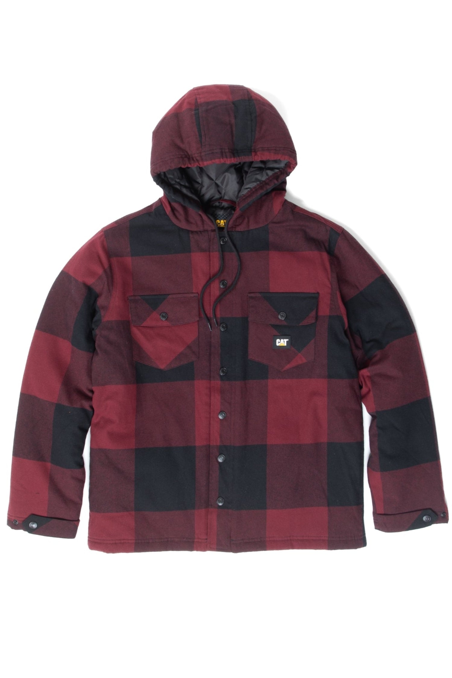 CAT Workwear Hooded Flannel Shirt Jacket (1040045)