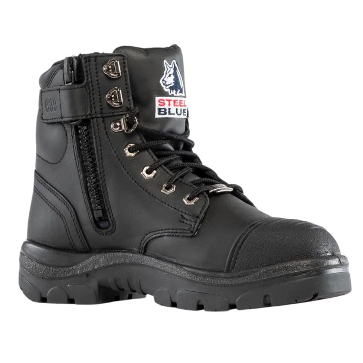 Steel Blue Argyle Zip Scuff Waterproof Boot (312639)
