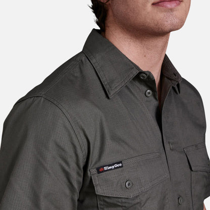 King Gee Workcool 2 Lightweight Ripstop Short Sleeve Work Shirt (K14825)