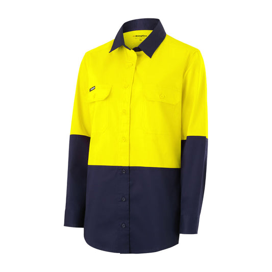 King Gee Originals Women's Vented Drill Shirt (K44222)