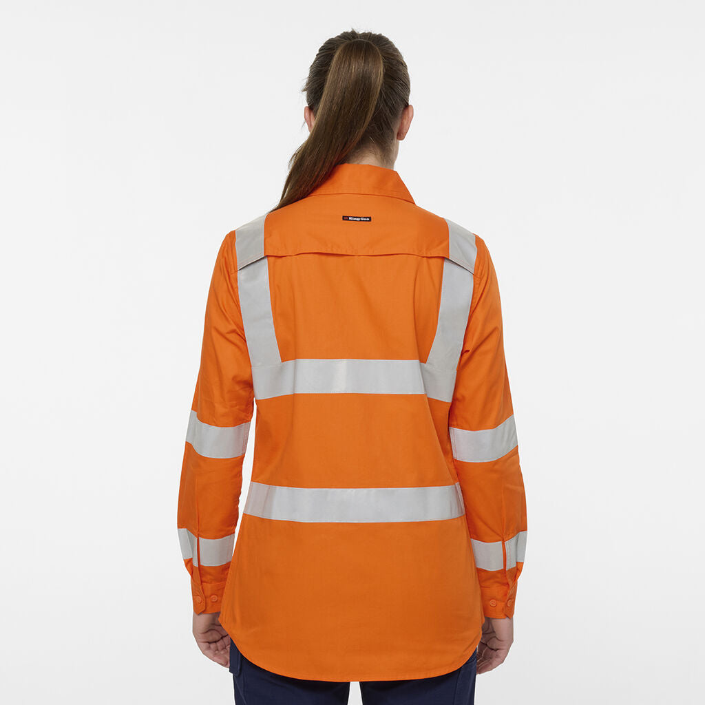 King Gee Women's Originals Vented Vic Rail Shirt (K44245)