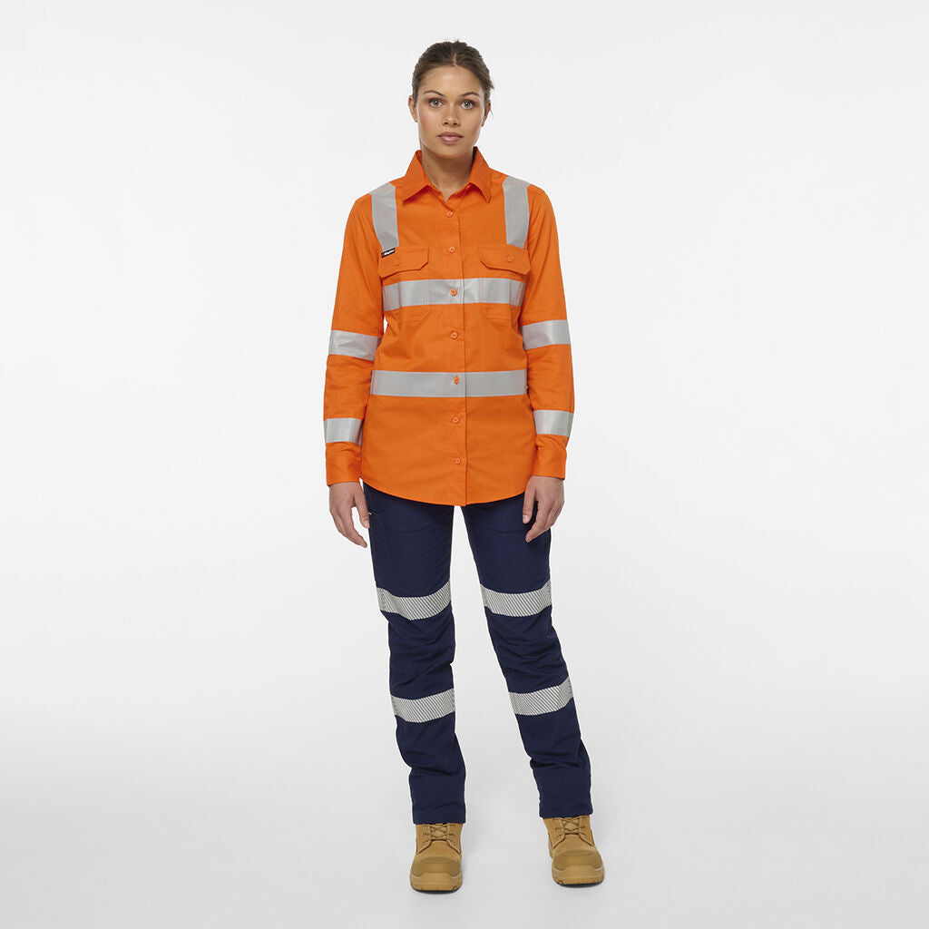 King Gee Women's Originals Vented Vic Rail Shirt (K44245)