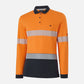 King Gee Women's Originals Hi-Vis Spliced Taped Cotton Polo (K44248)
