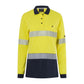 King Gee Women's Originals Hi-Vis Spliced Taped Cotton Polo (K44248)