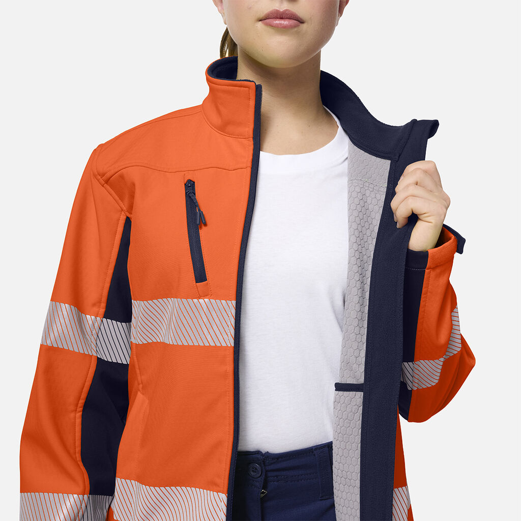 King Gee Women's Originals Softshell Segmented Tape Jacket (K45000)