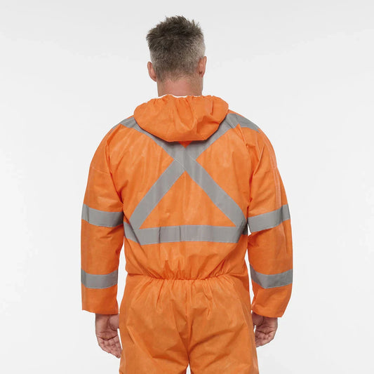 King Gee Originals Hi Vis Taped Disposable Coverall (K51012)