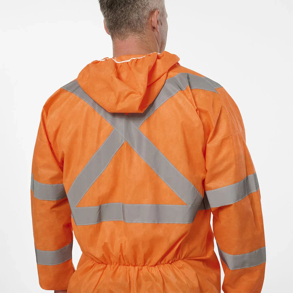 King Gee Originals Hi Vis Taped Disposable Coverall (K51012)