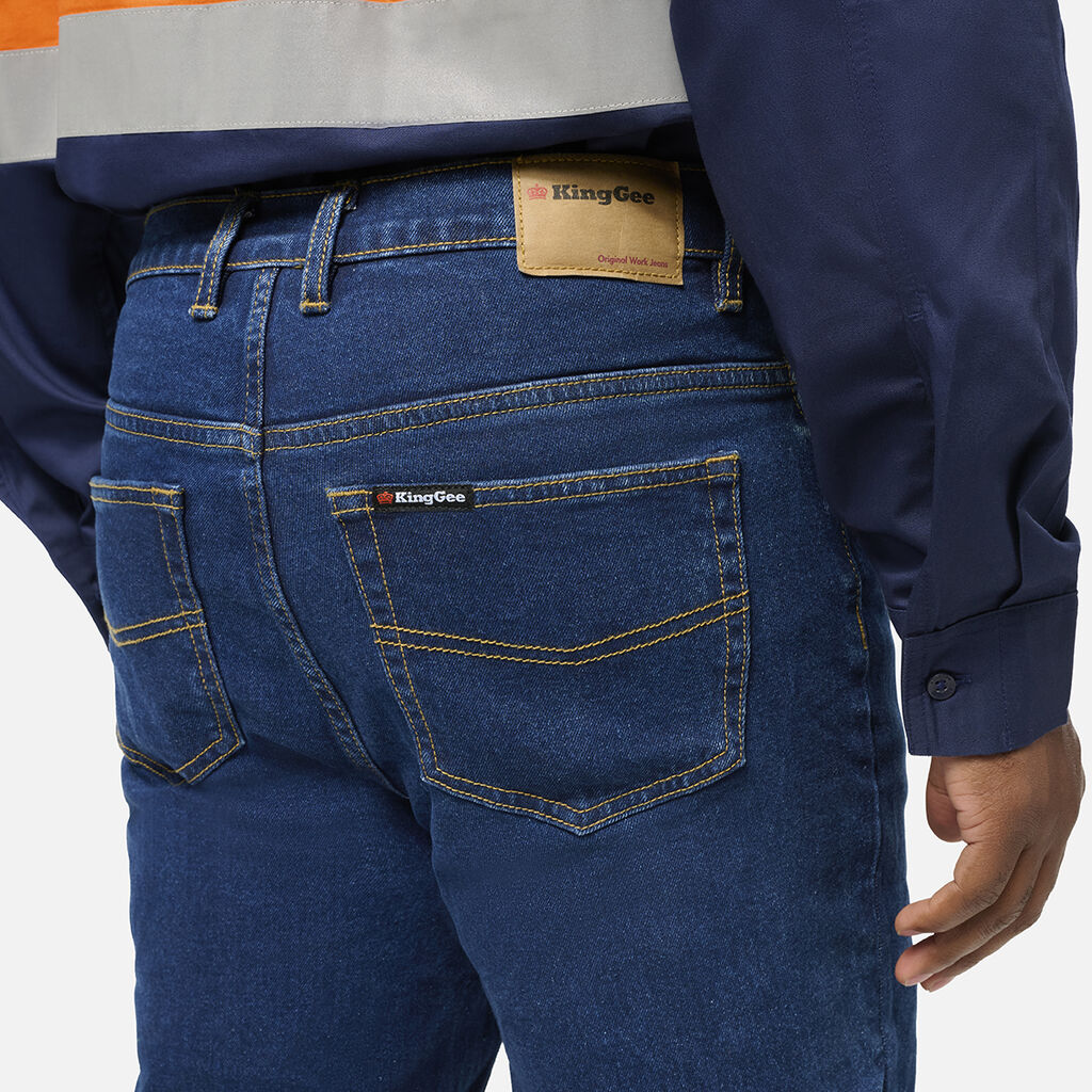 King Gee Originals Stretch Denim Work Jeans Bio Motion (K53008)