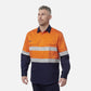 King Gee Originals Hi-Vis Reflective Two Tone Long Sleeve Work Shirt (K54315)