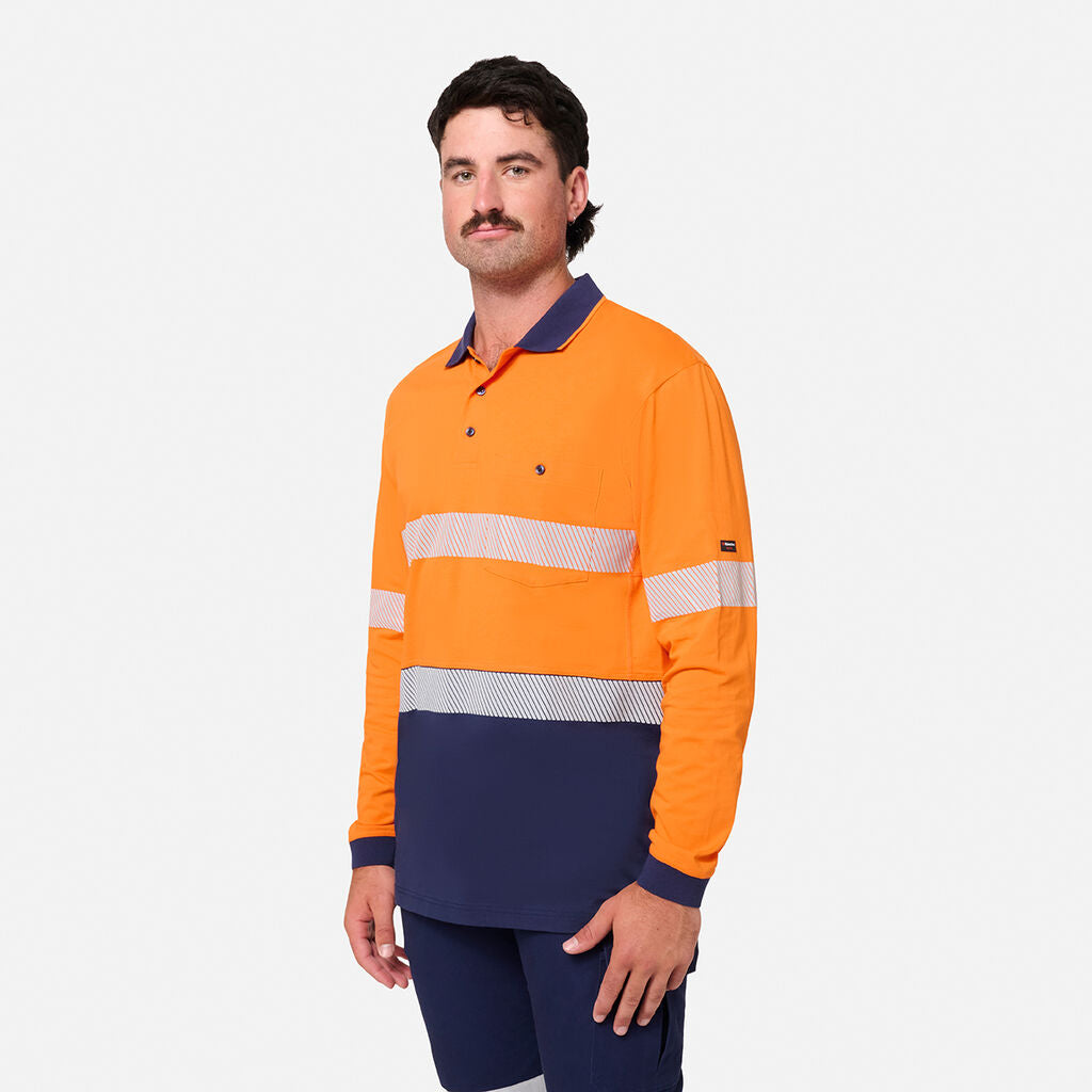 King Gee Originals Hi-Vis Spliced Cotton Polo (K54926)