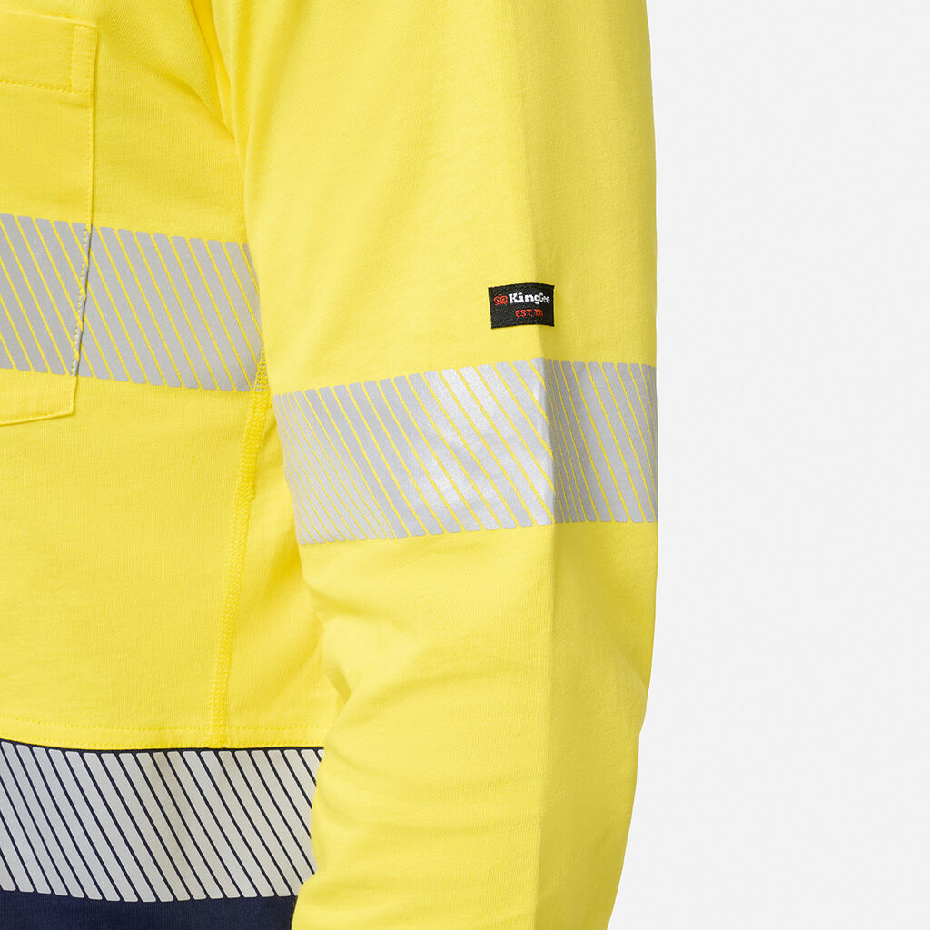 King Gee Originals Hi-Vis Spliced Cotton Polo (K54926)