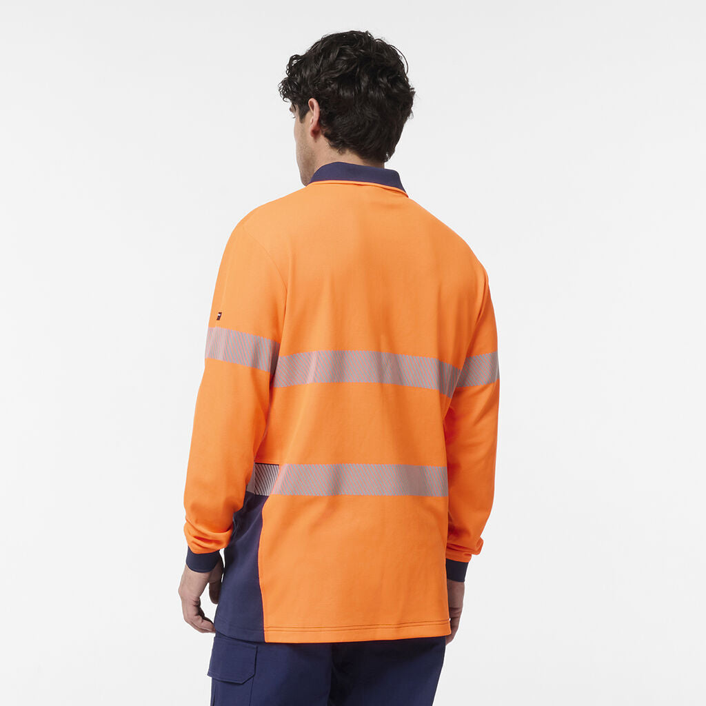 King Gee Originals Spliced Taped Cotton Back Polo (K54927)
