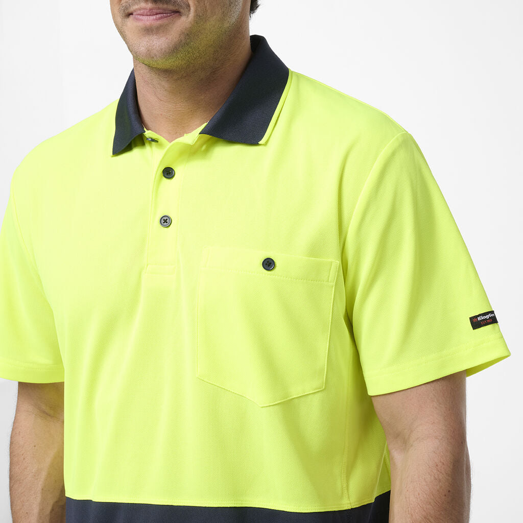 King Gee Originals Hi-Vis Spliced Polo (K54929)