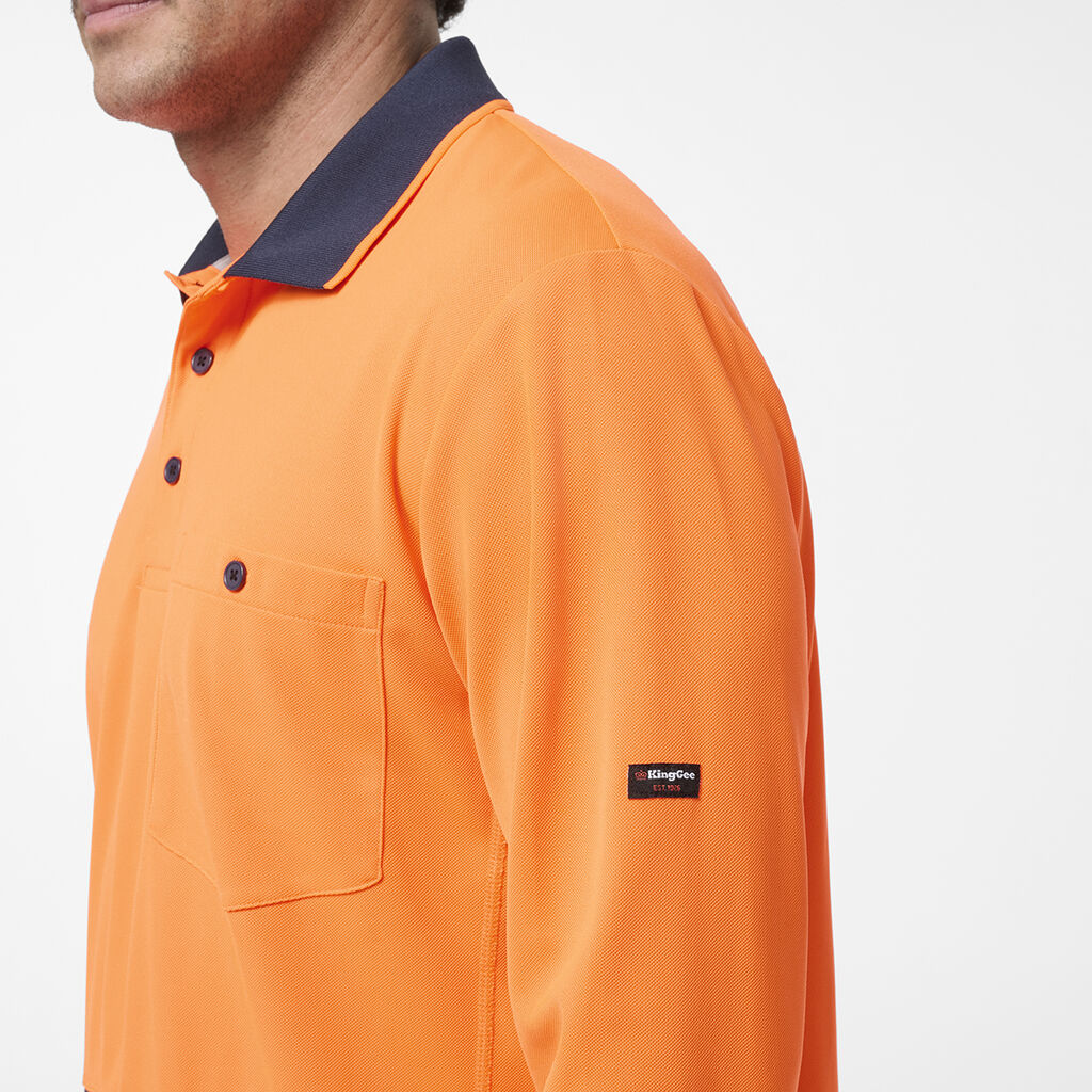 King Gee Originals Hi-Vis Spliced Polo (K54931)