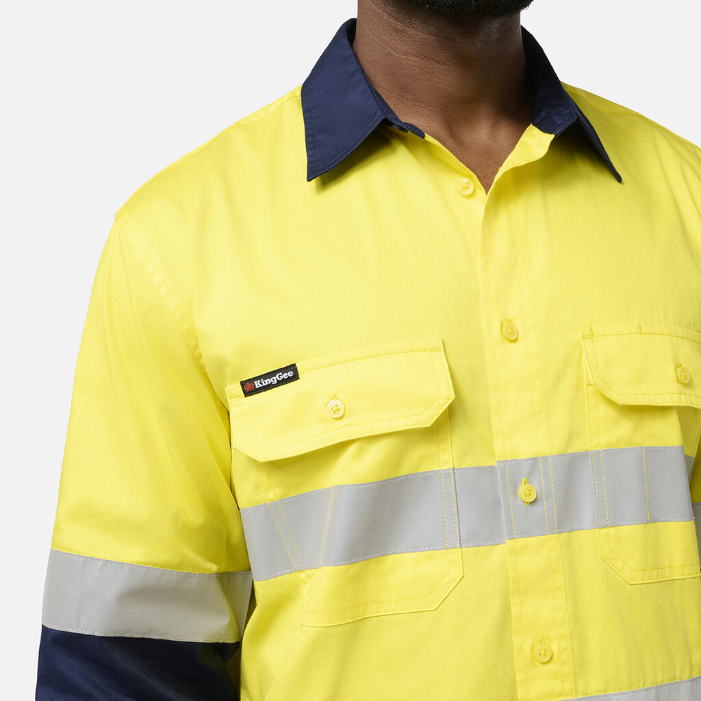 King Gee Originals Vented Spliced Drill Shirt (K54935)