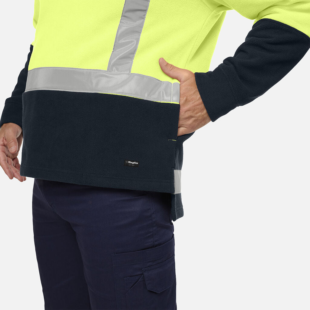 King Gee Originals Hi-Vis 1/4 Zip Pullover (K55014)