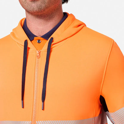 King Gee Originals Hi-Vis Spliced Full Zip Hoodie (K55018)