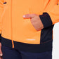 King Gee Original Hi Vis Full Zip Fleece Hoodie (K55019)