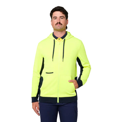 King Gee Original Hi Vis Full Zip Fleece Hoodie (K55019)