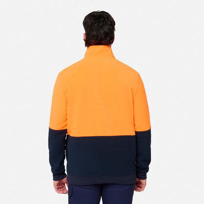 King Gee Originals Hi-Vis 1/4 Zip Polar Fleece Pullover (K55021)