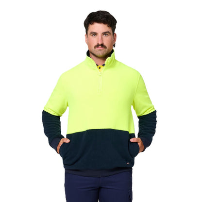 King Gee Originals Hi-Vis 1/4 Zip Polar Fleece Pullover (K55021)