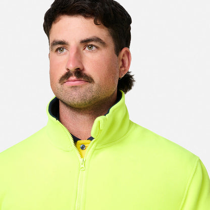 King Gee Originals Hi-Vis 1/4 Zip Polar Fleece Pullover (K55021)