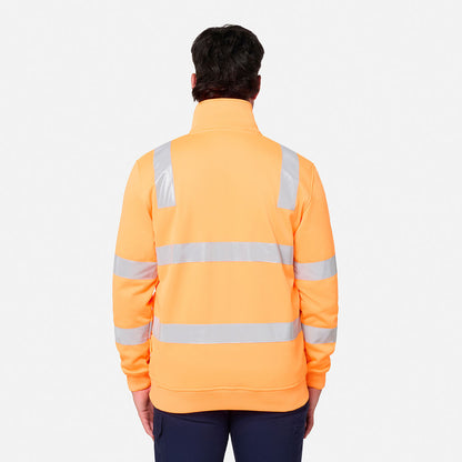 King Gee Originals Hi Vis Vic Rail 1/4 Taped Pullover (K55022)
