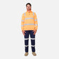 King Gee Originals Hi Vis Vic Rail 1/4 Taped Pullover (K55022)