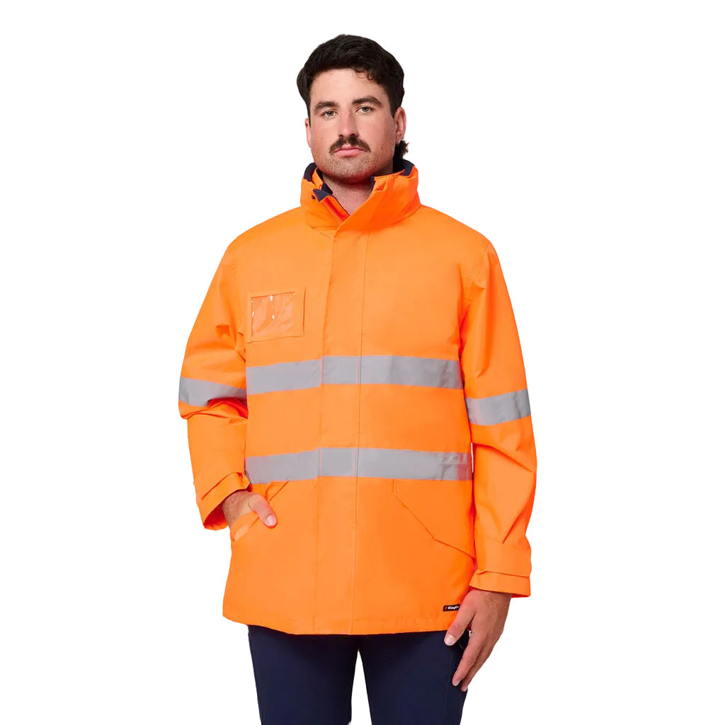 King Gee Originals Hi Vis Taped 4-in-1 Jacket (K55043)