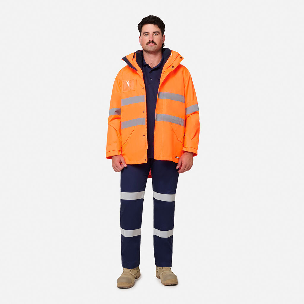 King Gee Originals Hi Vis Taped 4-in-1 Jacket (K55043)