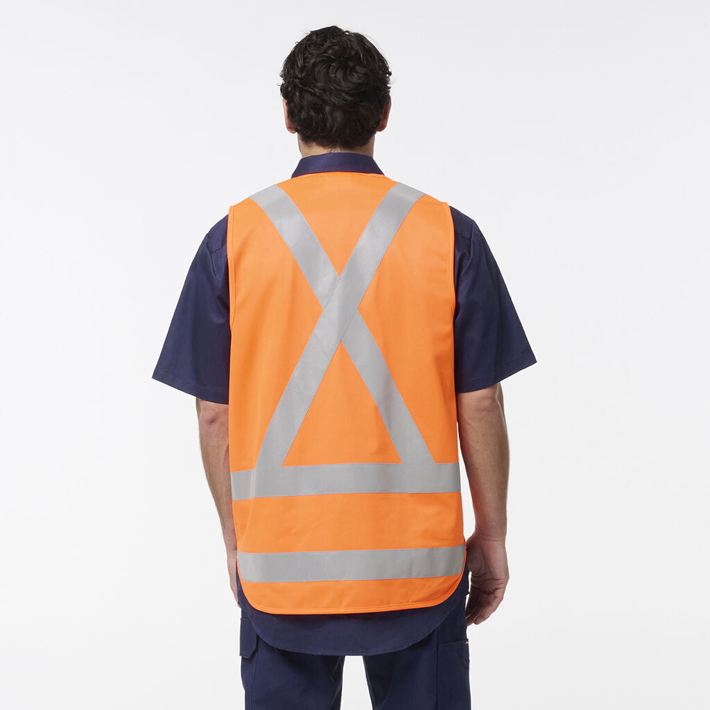 King Gee Originals Hi Vis X Back Vest (K57006)