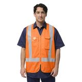 King Gee Originals Hi Vis X Back Cotton Drill Vest (K57007)