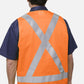 King Gee Originals Hi Vis X Back Cotton Drill Vest (K57007)