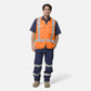 King Gee Originals Hi Vis X Back Cotton Drill Vest (K57007)
